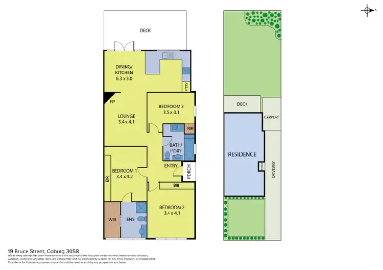 Floorplan of Homely house listing, 19 Bruce Street, Coburg VIC 3058