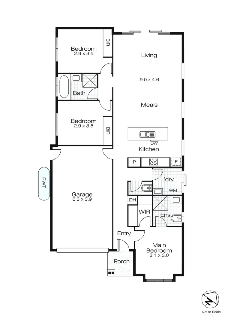 Floorplan of Homely house listing, 19 Kevlar Close, Canadian VIC 3350