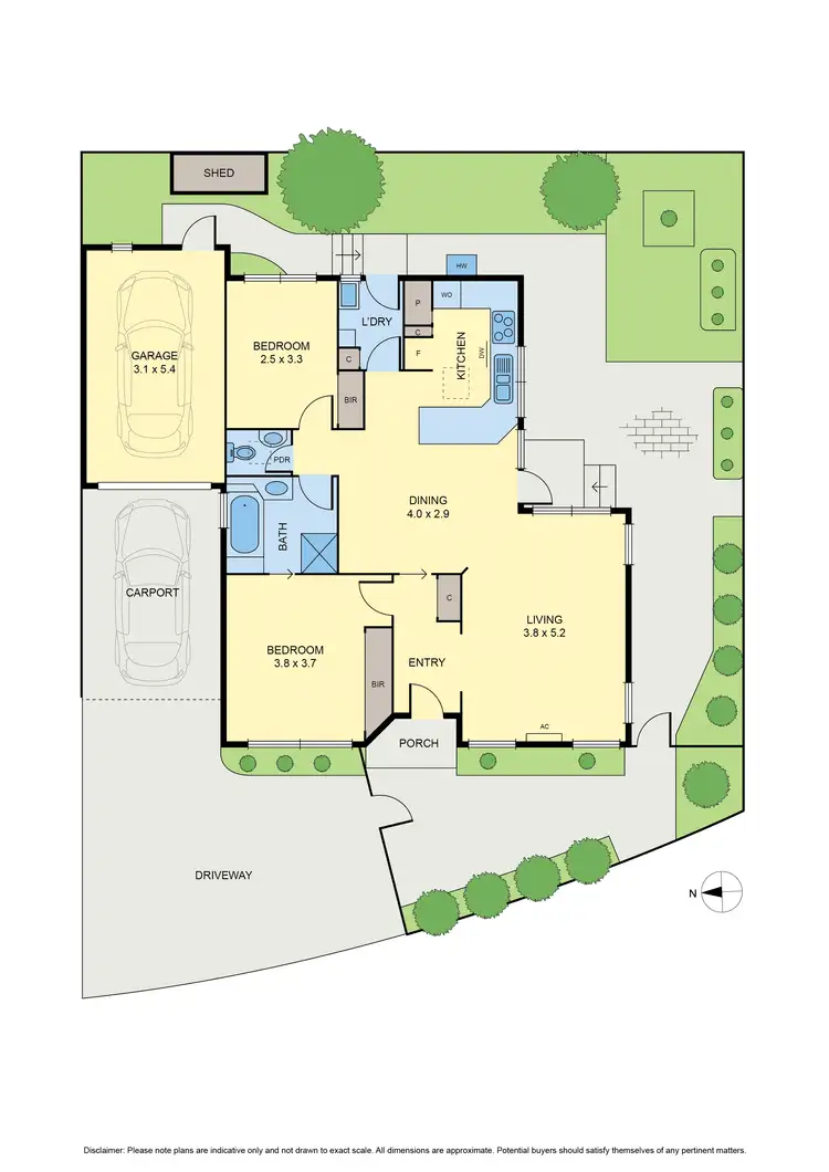 Floorplan of Homely unit listing, 4/17 Tara Avenue, Blackburn VIC 3130