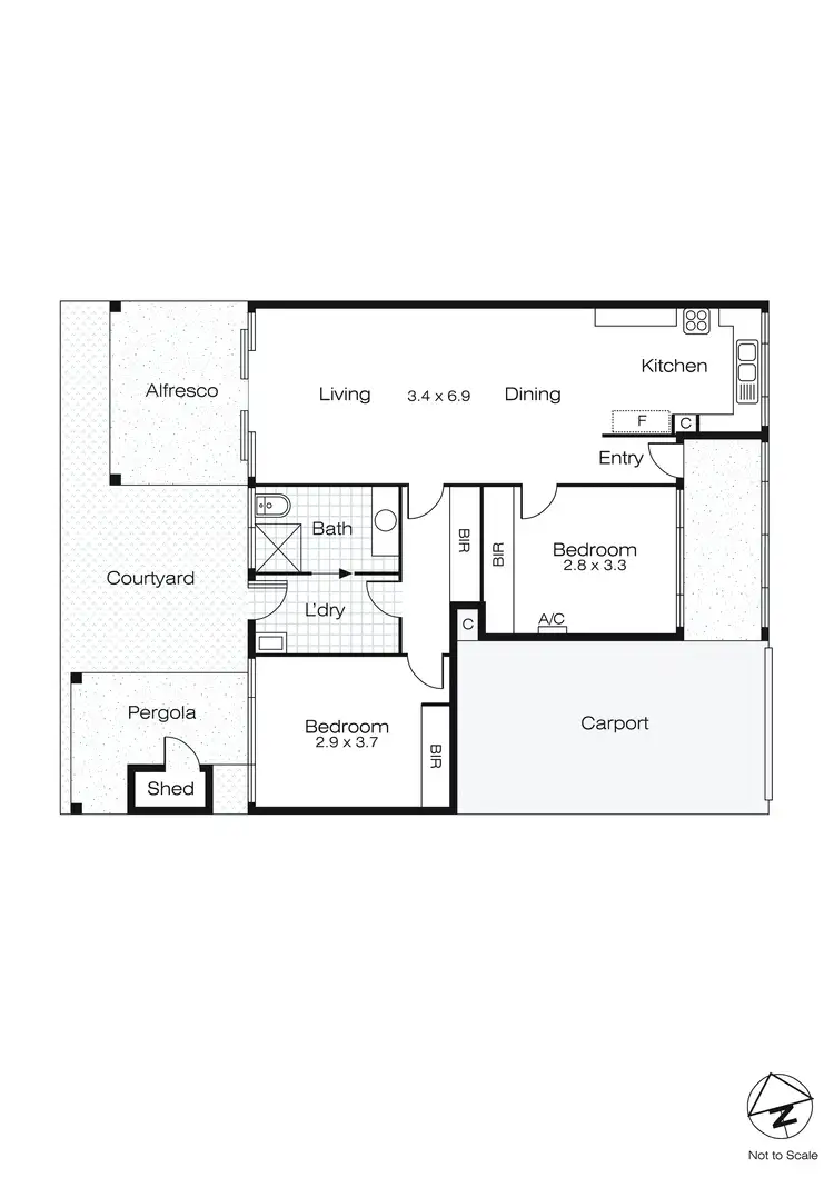 Floorplan of Homely house listing, 4/1108 Howitt Street, Wendouree VIC 3355