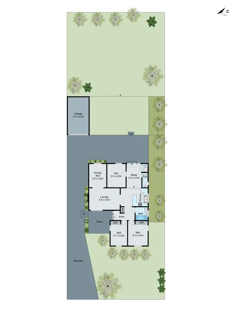 Floorplan of Homely house listing, 4 Catalina Avenue, Ashburton VIC 3147