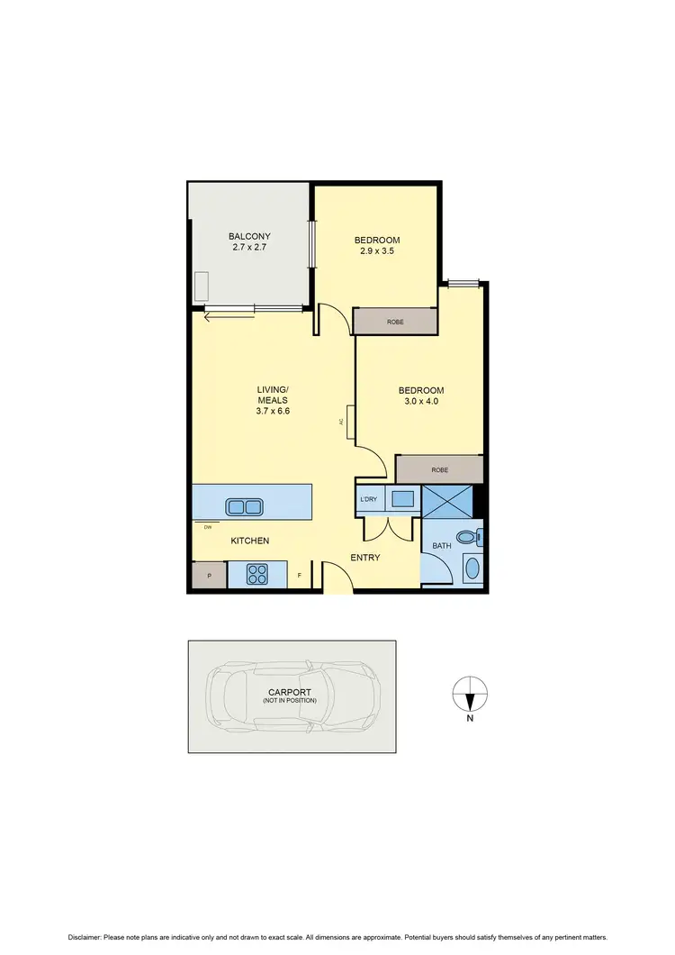 Floorplan of Homely apartment listing, 303/21 Collins Street, Chadstone VIC 3148