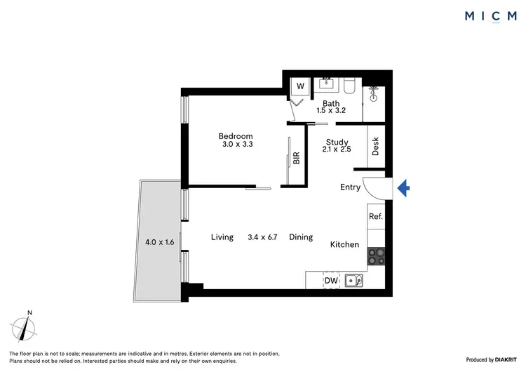 Floorplan of Homely apartment listing, 1414/601 Little Lonsdale Street, Melbourne VIC 3000