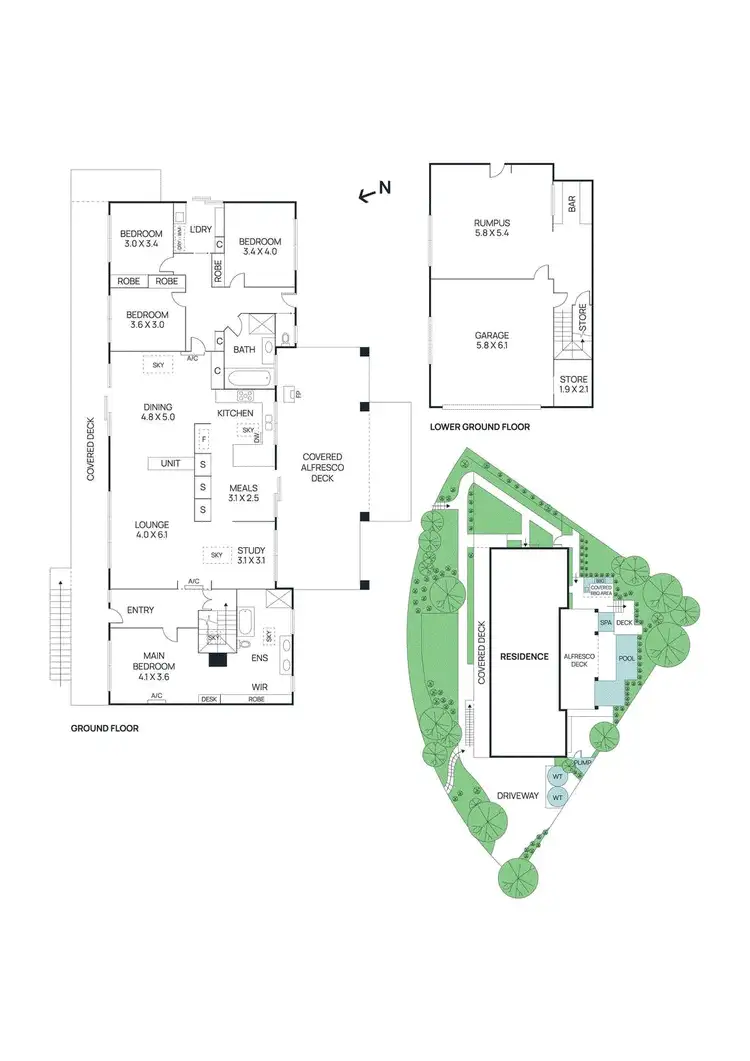 Floorplan of Homely house listing, 8 Tadema Crescent, Eltham VIC 3095