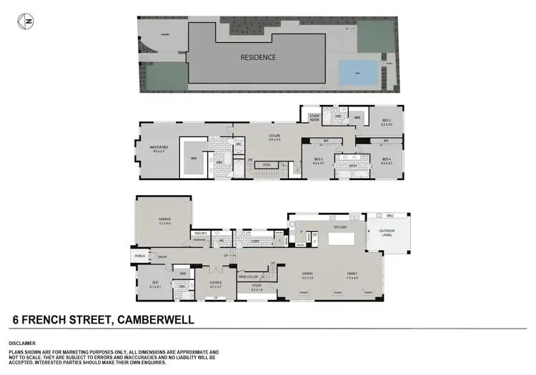 Floorplan of Homely house listing, 6 French Street, Camberwell VIC 3124