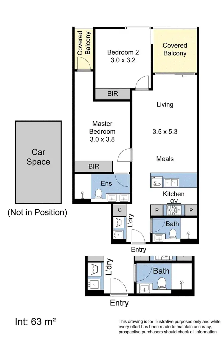 Floorplan of Homely apartment listing, 511B/200 Burwood Road, Hawthorn VIC 3122