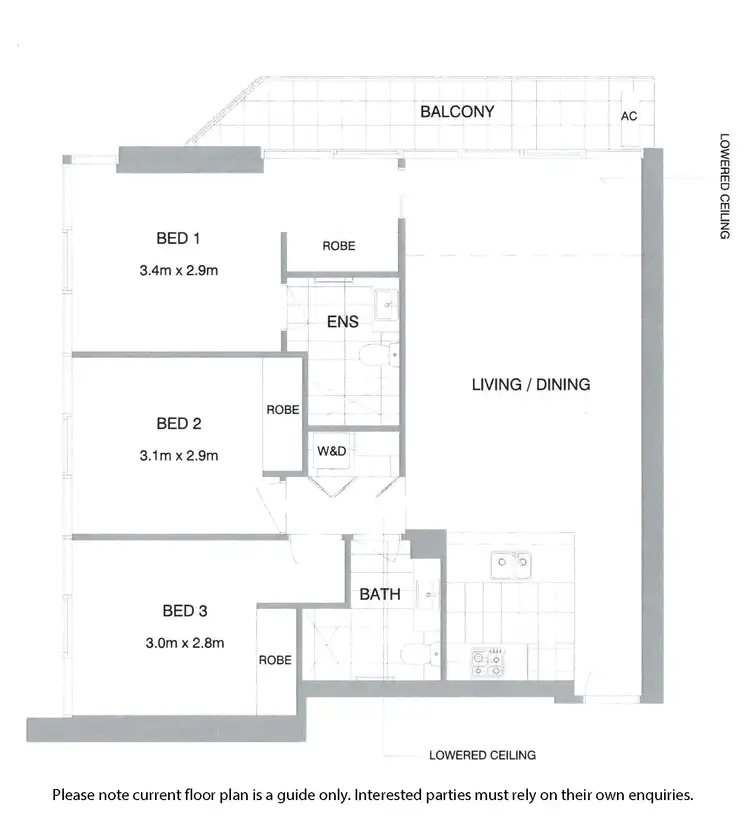 Floorplan of Homely apartment listing, 1101/1 Balston Street, Southbank VIC 3006