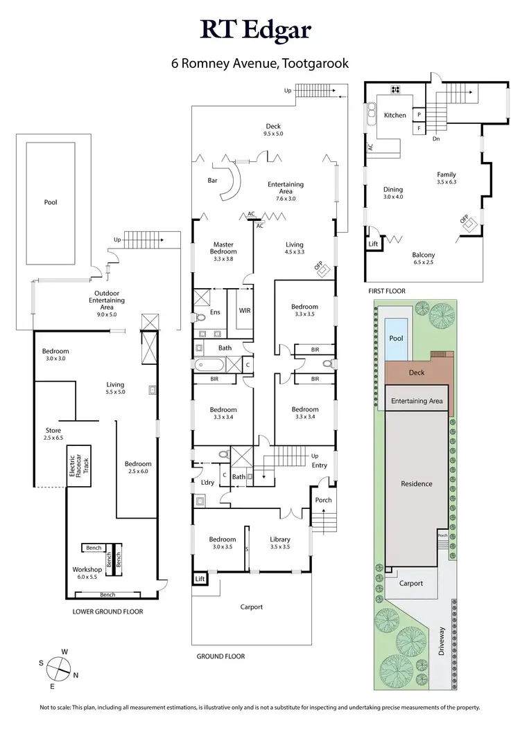 Floorplan of Homely house listing, 6 Romney Avenue, Tootgarook VIC 3941