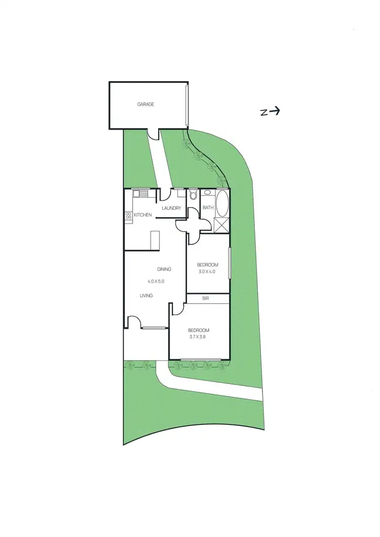 Floorplan of Homely unit listing, 17/1-6 Chaprowe Court, Cheltenham VIC 3192