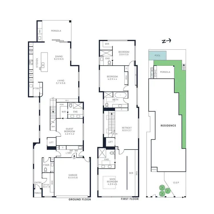 Floorplan of Homely house listing, 47 Scott Street, Caulfield South VIC 3162