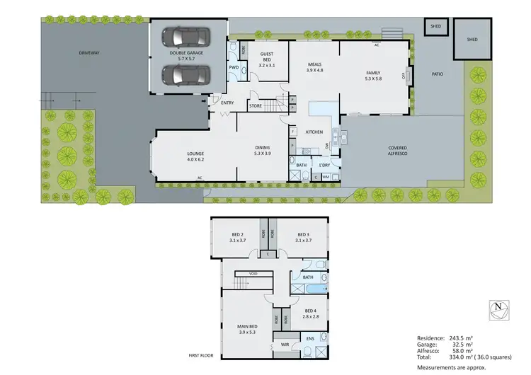 Floorplan of Homely house listing, 39 Dowling Road, Oakleigh South VIC 3167