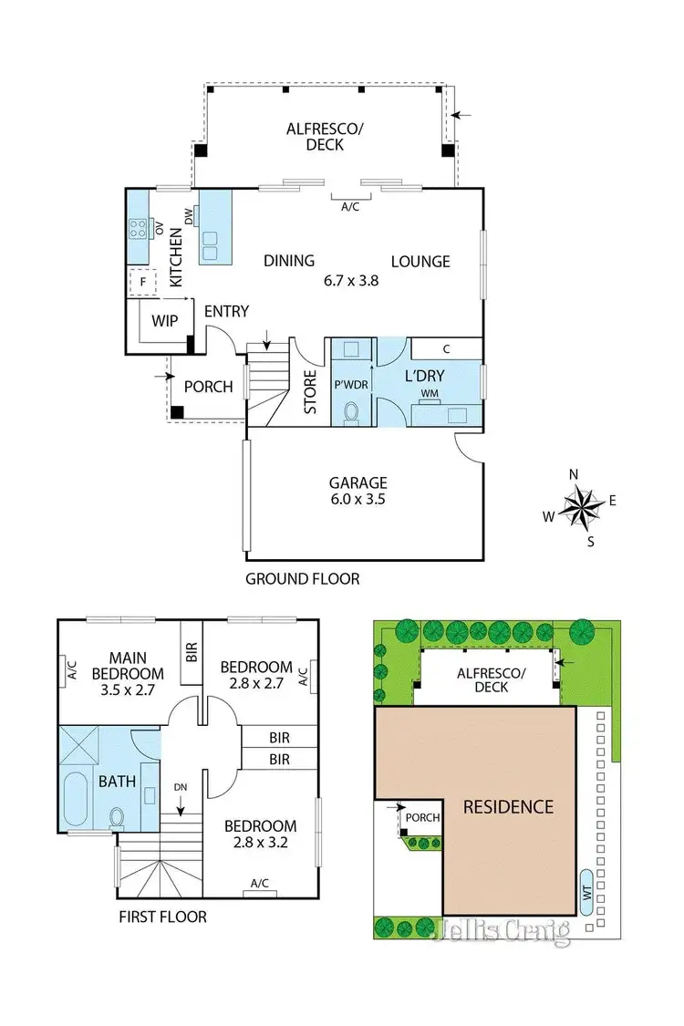 Floorplan of Homely townhouse listing, 4/80 Porter Road, Heidelberg Heights VIC 3081