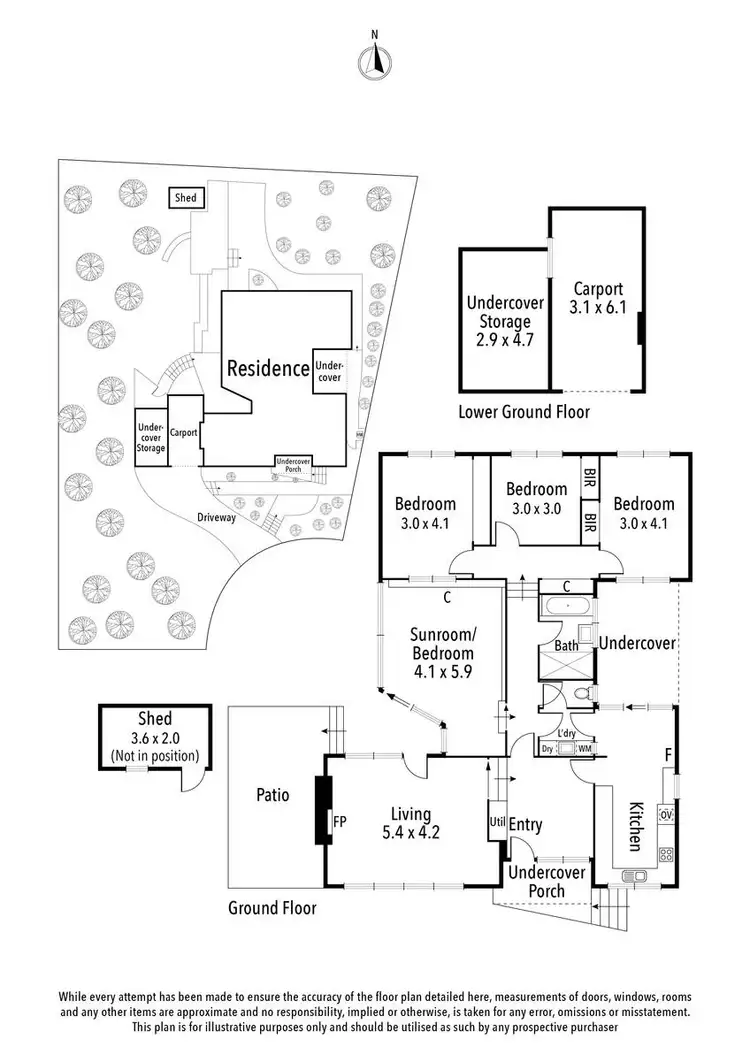 Floorplan of Homely house listing, 10 Willowbank Grove, Ivanhoe VIC 3079