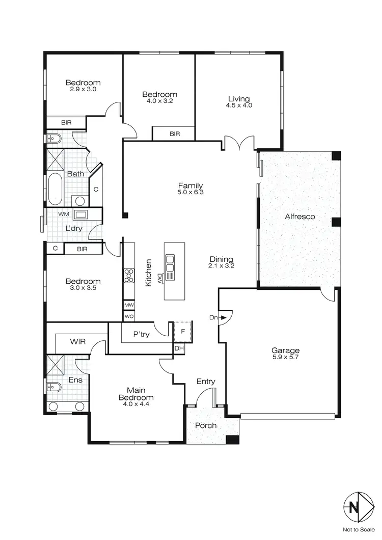 Floorplan of Homely house listing, 52 Daly Drive, Lucas VIC 3350