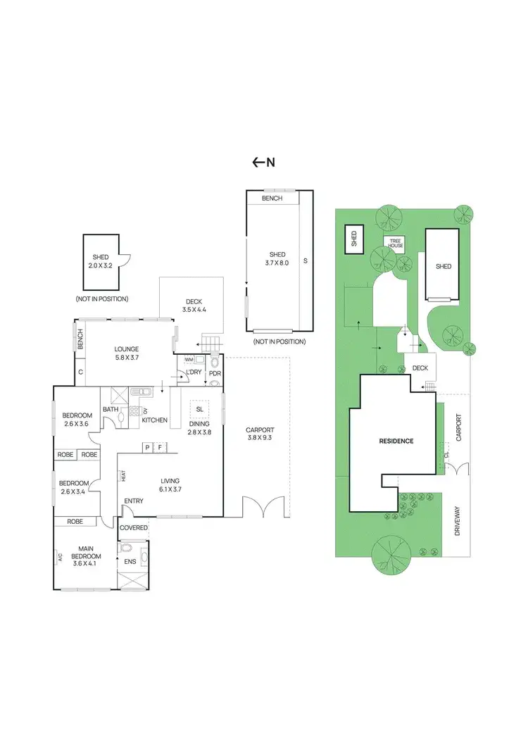 Floorplan of Homely house listing, 4 Elsie Street, Greensborough VIC 3088
