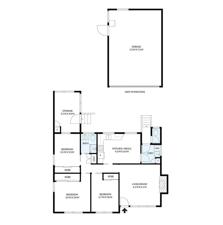 Floorplan of Homely house listing, 134 Tyler Street, Preston VIC 3072