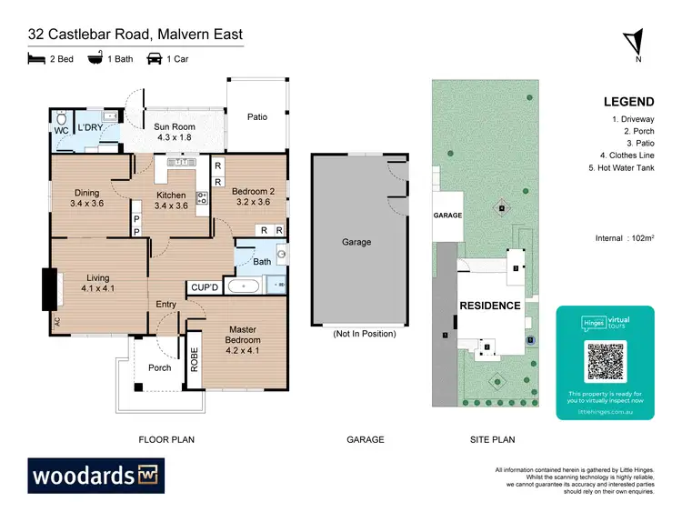 Floorplan of Homely house listing, 32 Castlebar Road, Malvern East VIC 3145