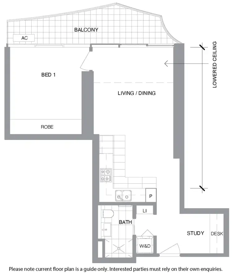 Floorplan of Homely apartment listing, 1603/560 Lonsdale Street, Melbourne VIC 3000