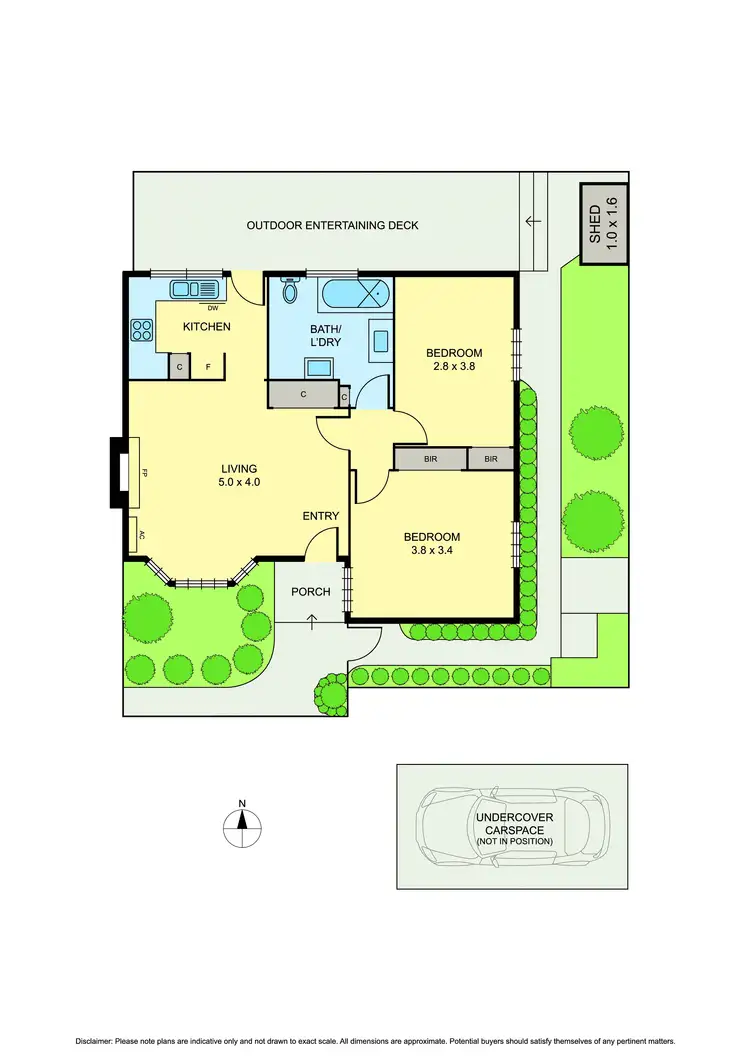 Floorplan of Homely unit listing, 4/485 Mitcham Road, Mitcham VIC 3132