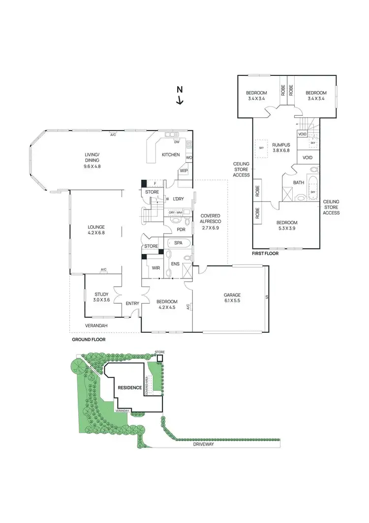Floorplan of Homely house listing, 23 Nicole Crescent, Diamond Creek VIC 3089