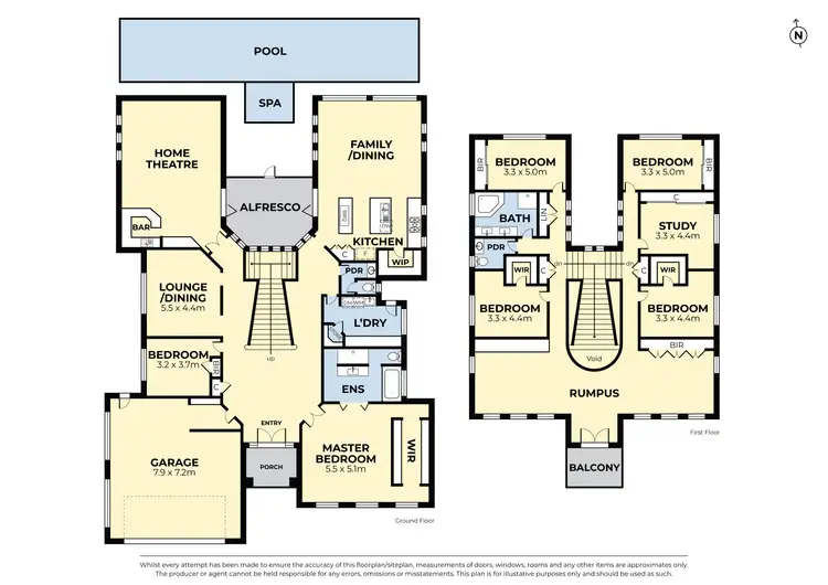Floorplan of Homely house listing, 7 Glenmaggie Place, Manor Lakes VIC 3024