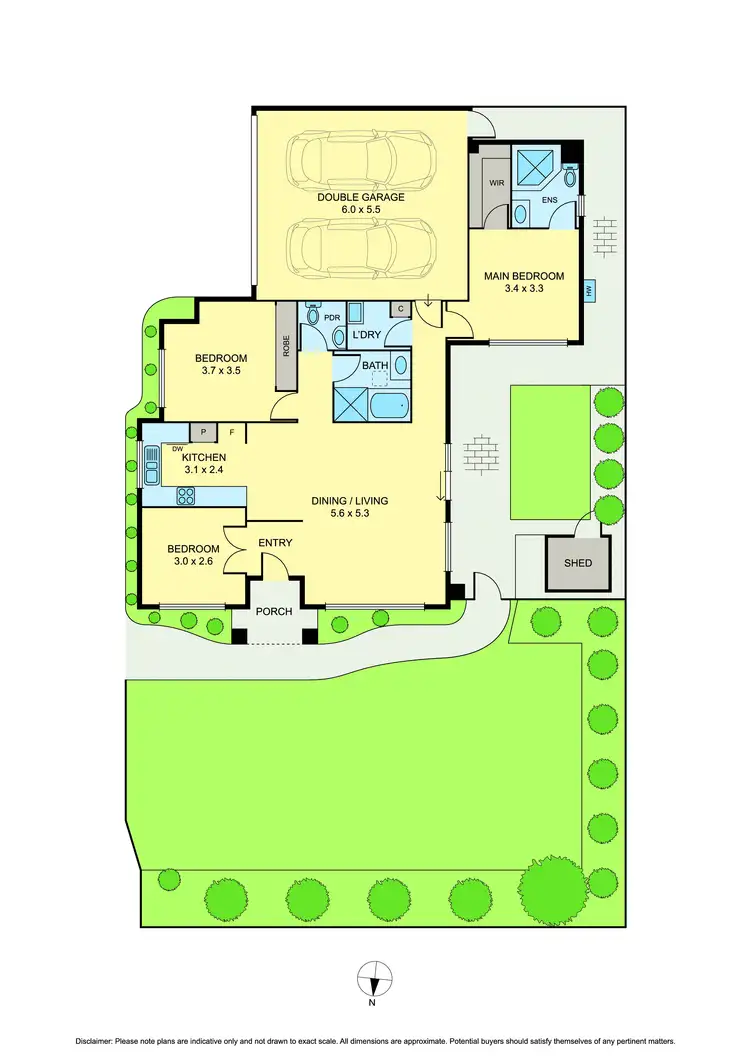 Floorplan of Homely unit listing, 1/10 Montgomery Avenue, Mount Waverley VIC 3149