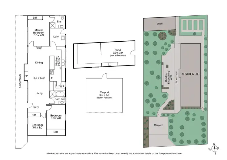 Floorplan of Homely house listing, 93 Draper Street, Ocean Grove VIC 3226