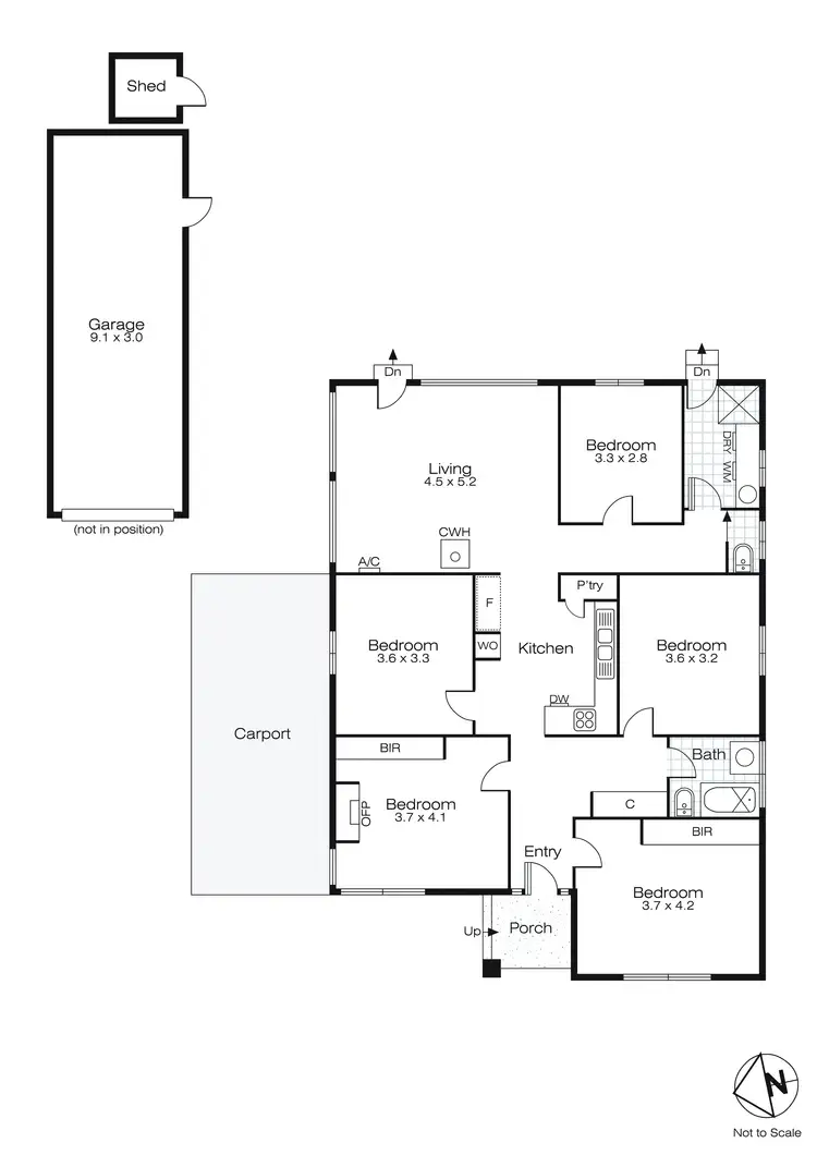 Floorplan of Homely house listing, 1011 Talbot Street, Redan VIC 3350