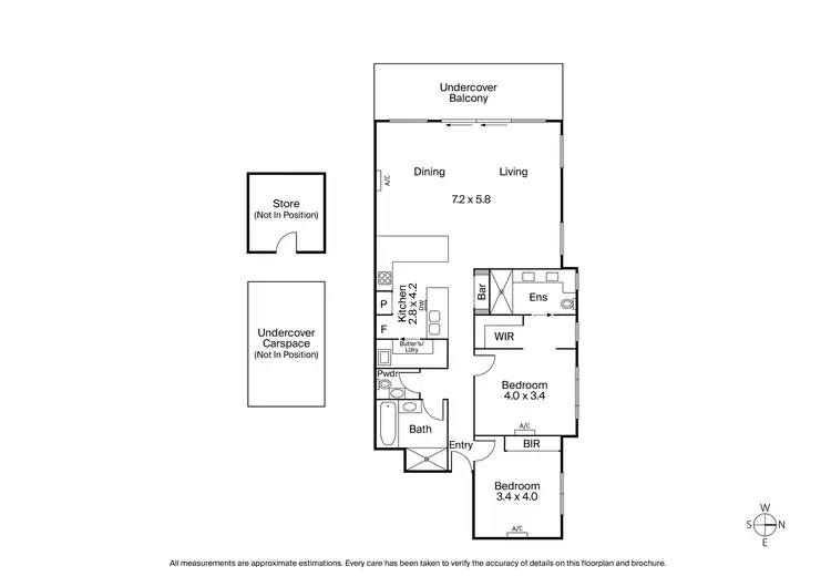 Floorplan of Homely apartment listing, 101/21 Hodgson Street, Ocean Grove VIC 3226
