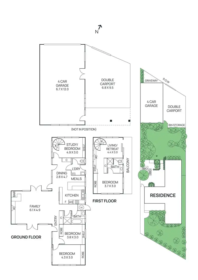 Floorplan of Homely house listing, 88 Yarra Street, Williamstown VIC 3016