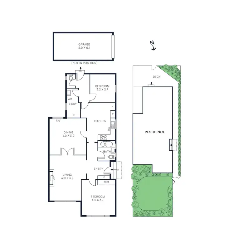 Floorplan of Homely house listing, 17 Woornack Road, Carnegie VIC 3163