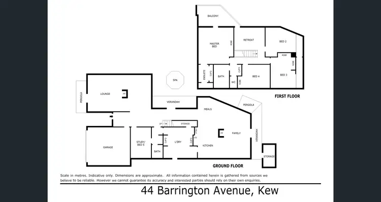 Floorplan of Homely house listing, 44 Barrington Avenue, Kew VIC 3101