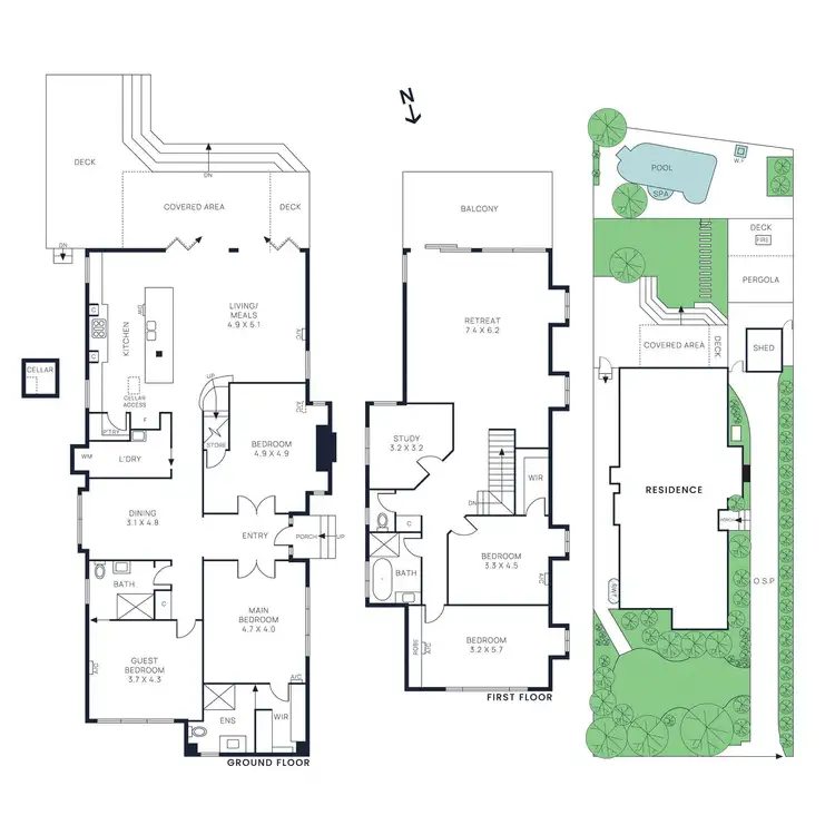 Floorplan of Homely house listing, 10 Holyrood Street, Hampton VIC 3188