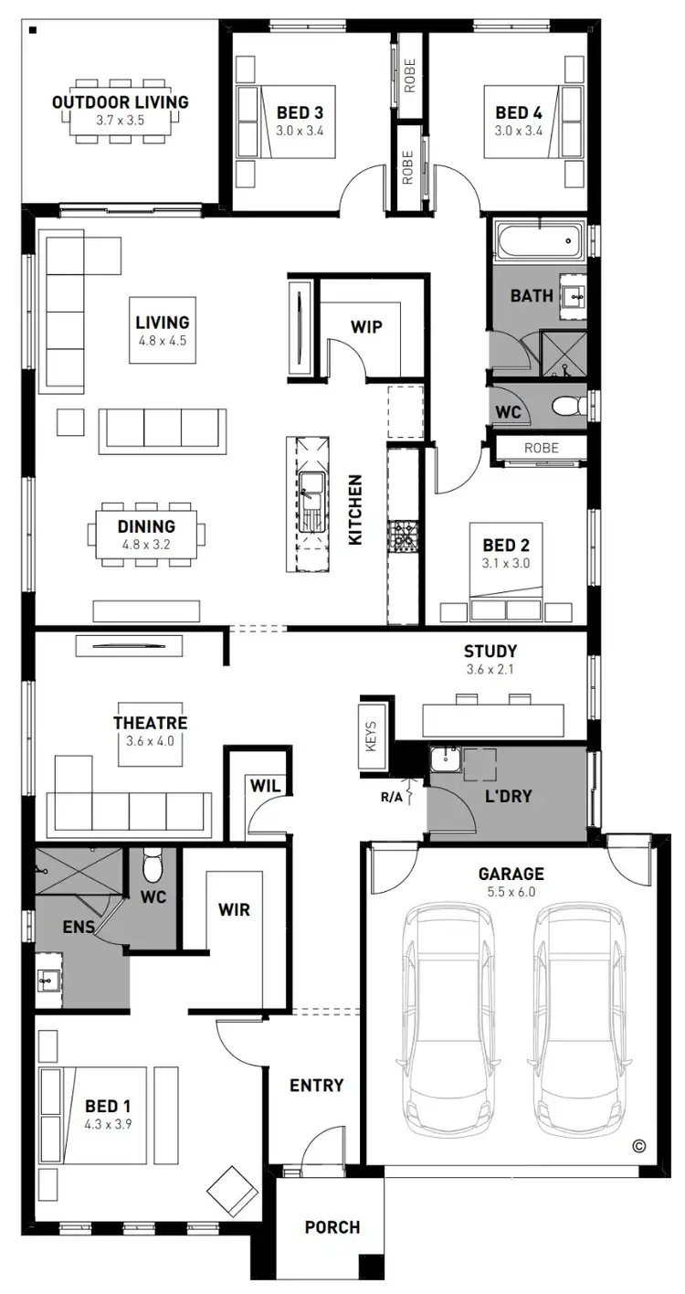 Floorplan of Homely house listing, 125 Glenloch Loop, Gisborne VIC 3437