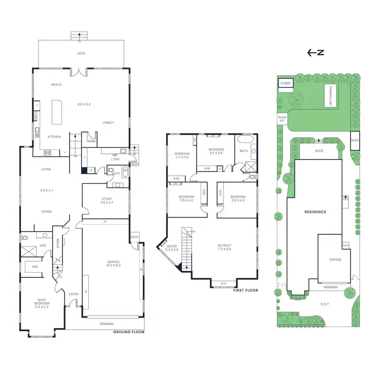 Floorplan of Homely house listing, 36 Rose Street, Mckinnon VIC 3204