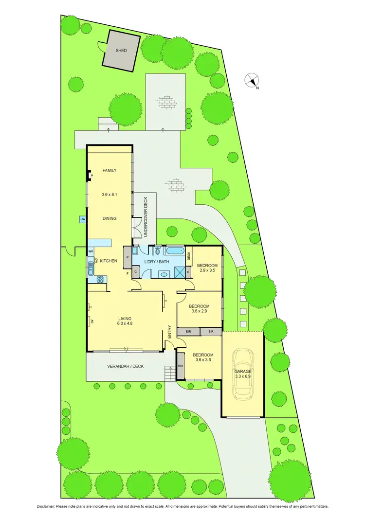 Floorplan of Homely house listing, 6 Rosalind Crescent, Blackburn VIC 3130