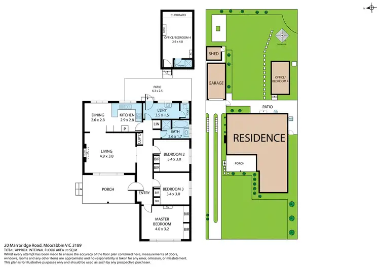 Floorplan of Homely house listing, 20 Marrbridge Road, Moorabbin VIC 3189