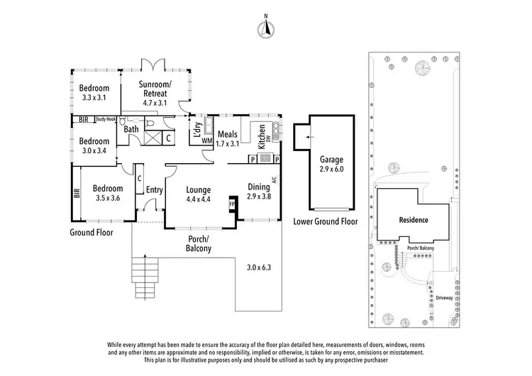 Floorplan of Homely house listing, 20 Alfreda Avenue, Rosanna VIC 3084
