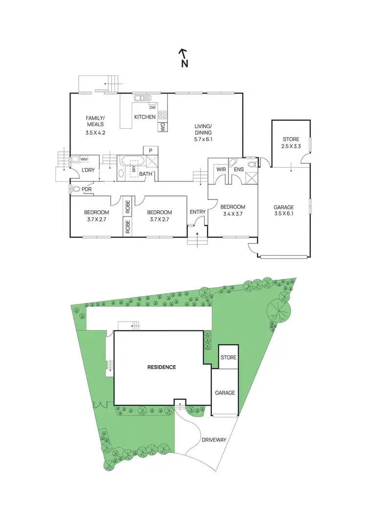 Floorplan of Homely house listing, 3 Myoora Court, Greensborough VIC 3088