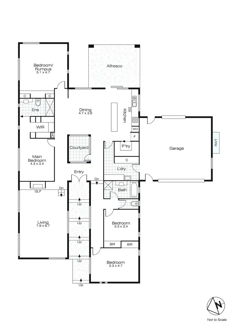 Floorplan of Homely house listing, 4 Woodland Drive, Mount Helen VIC 3350