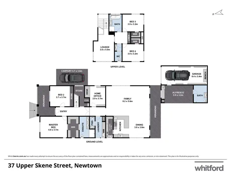 Floorplan of Homely house listing, 37 Upper Skene Street, Newtown VIC 3220