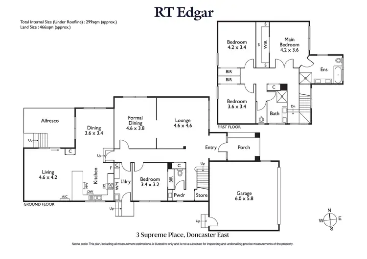 Floorplan of Homely house listing, 3 Supreme Place, Doncaster East VIC 3109