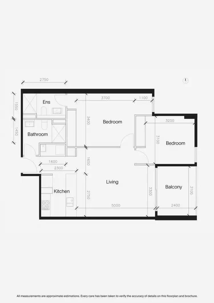 Floorplan of Homely apartment listing, 305/1256 Glen Huntly Road, Carnegie VIC 3163