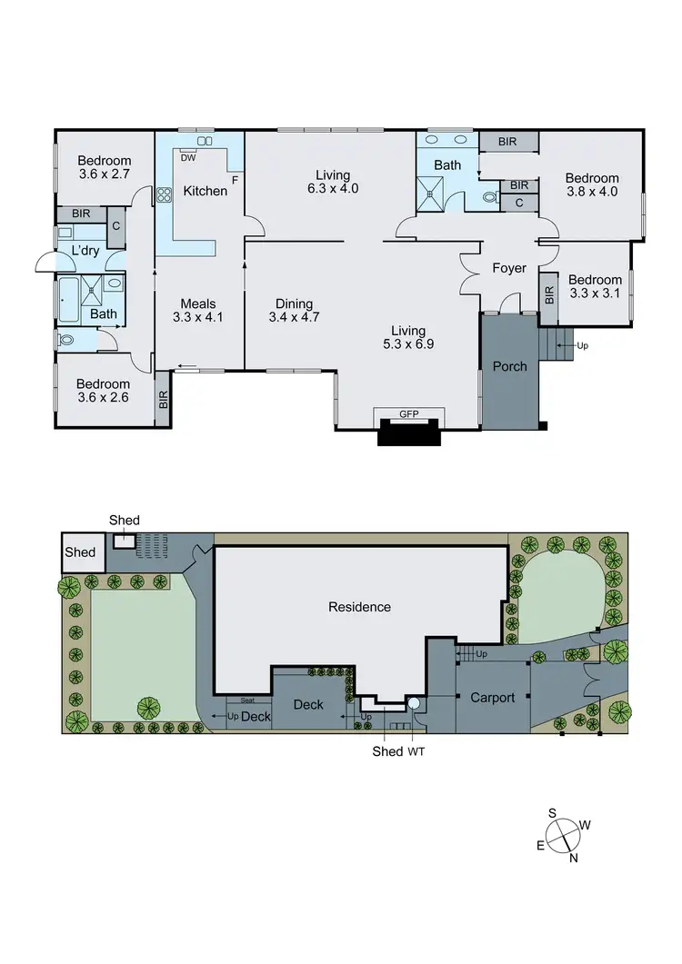 Floorplan of Homely house listing, 57 Park Road, Glen Iris VIC 3146