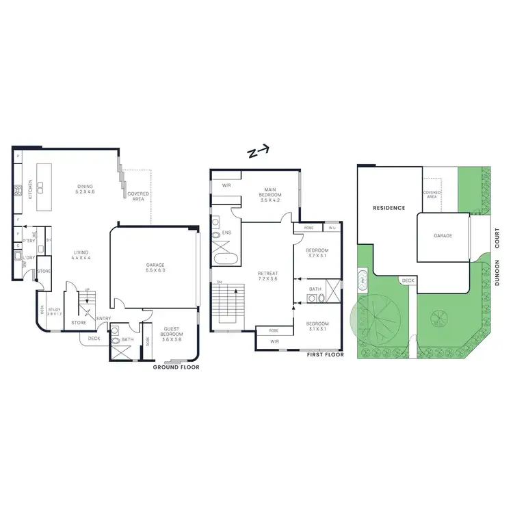 Floorplan of Homely townhouse listing, 81 Thomas Street, Brighton East VIC 3187