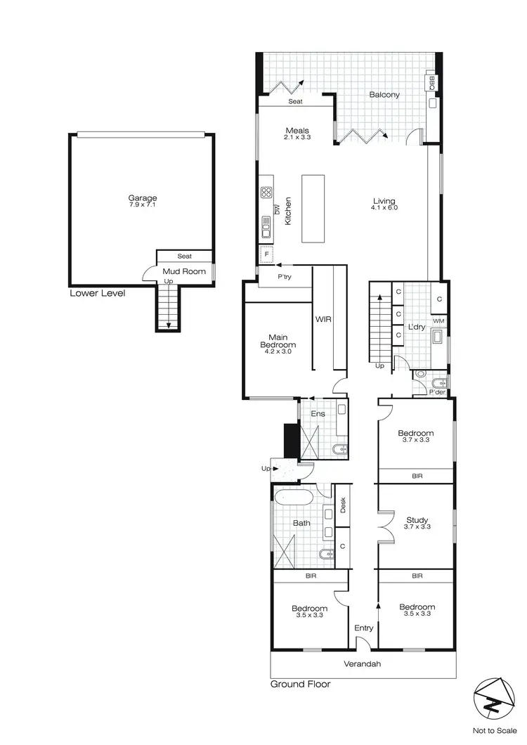 Floorplan of Homely house listing, 141 Humffray Street North, Ballarat East VIC 3350