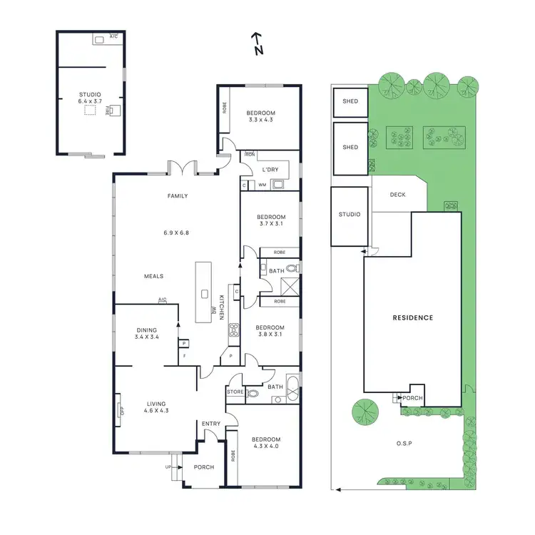 Floorplan of Homely house listing, 15 Mckittrick Road, Bentleigh VIC 3204