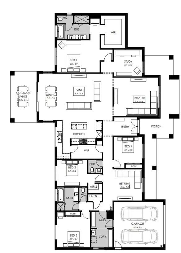 Floorplan of Homely house listing, 217 Glenloch Loop, Gisborne VIC 3437