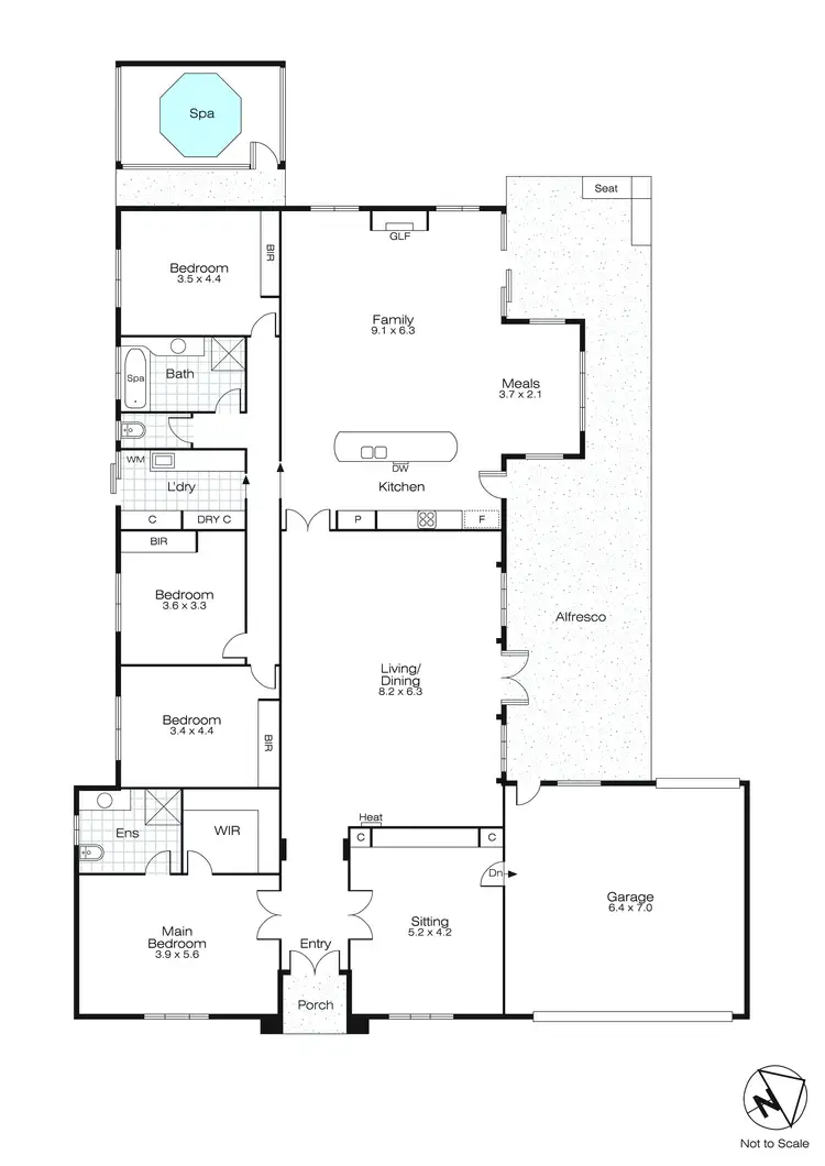 Floorplan of Homely house listing, 2 Peppertree Court, Alfredton VIC 3350
