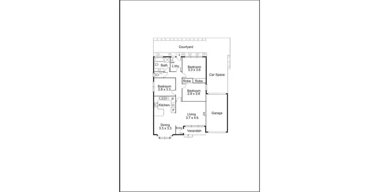 Floorplan of Homely unit listing, 3/7 Anzac Street, Carnegie VIC 3163